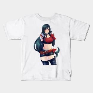 Tifa (cosplaying Rutee from ToD) Kids T-Shirt